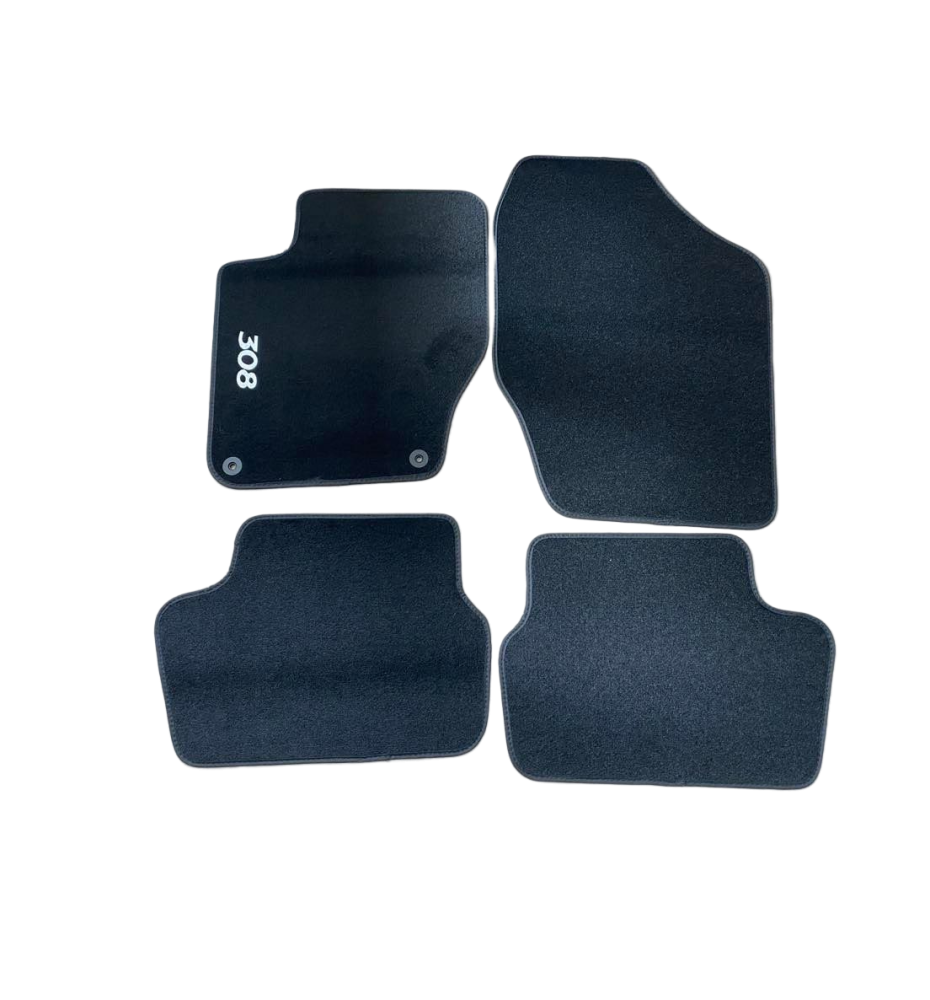 Tapis de sol pour Peugeot 308 I (2007-2012) Sur Mesure